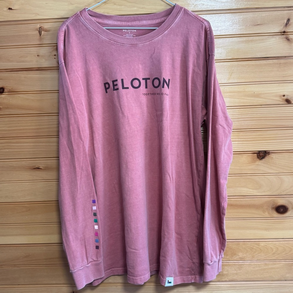 Peloton Dusty Rose Cotton Shirt